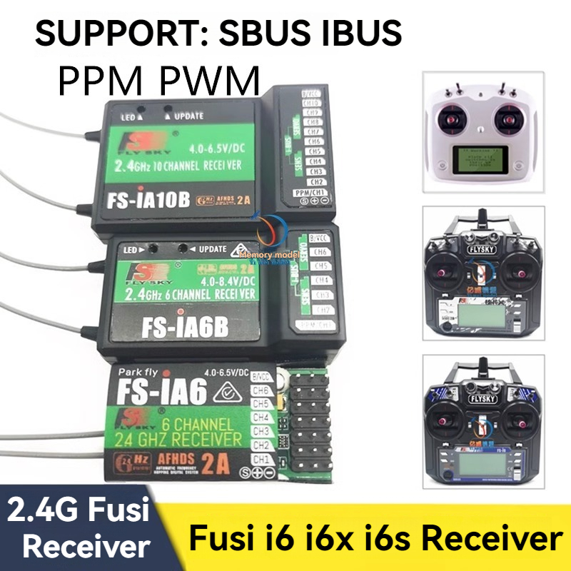 Drone Rc Control - Receptor FUSI I6/i6X/i6S Fpv compatible con