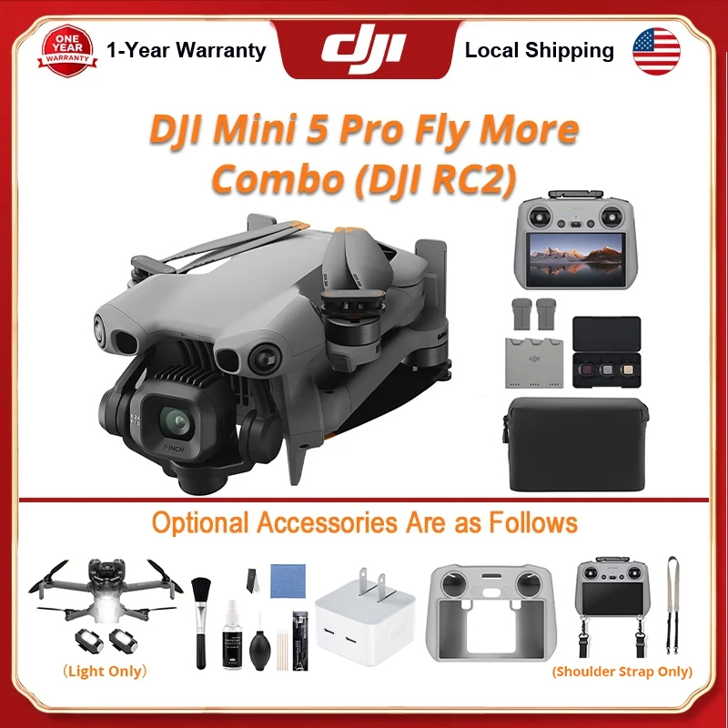 Drone E88Pro Rc 4K - Kit de Drones DJI Mini 5