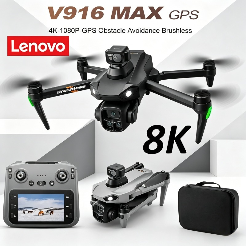 Drone E88Pro Rc 4K - Dron Profesional Lenovo V916MAX 8K HD