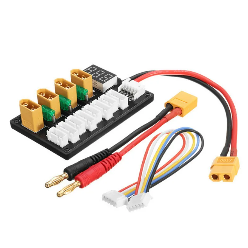Lipo Parallel Charging Board - 3S/4S XT60 B6 Lipo Batería 5P