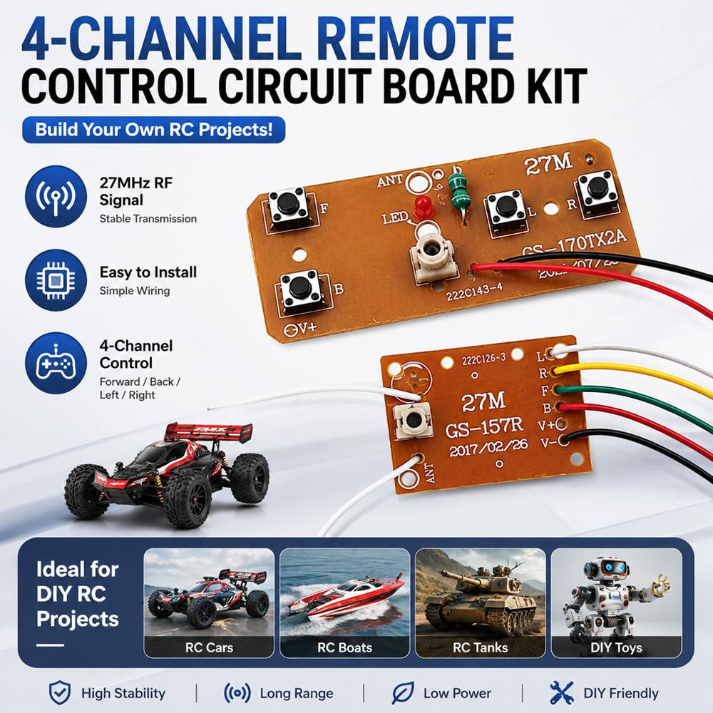 Joystick Rc Drone - Kit de Control Remoto de 27MHz,