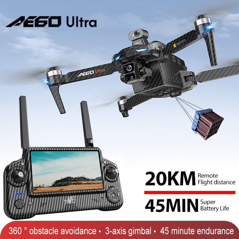 Drone Rc Folding - AE60 GPS Drone profesional 8K cámara