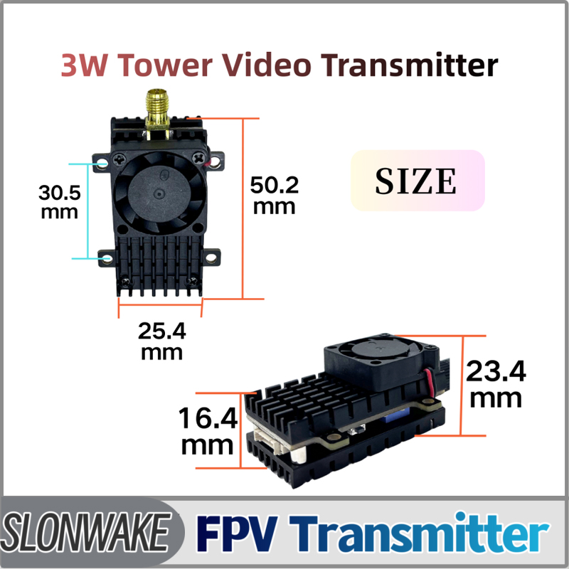 Drone Rc Control - SLONWAKE 5,8G 3000mW simulación VTX FPV