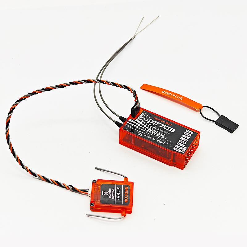 Joystick Rc Drone - Receptor RX CM703 de 7 canales