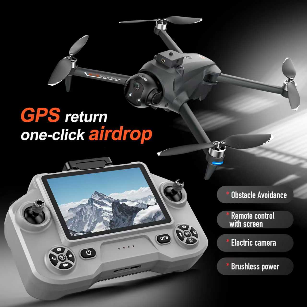 Drone E88Pro Rc 4K - Dron Cuatricóptero FPV GPS YL059 con