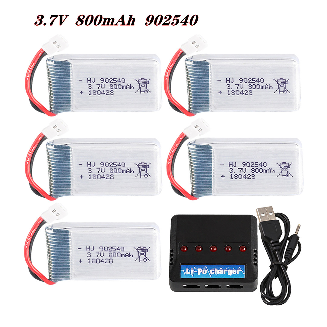 Dron Rc Quadcopter - Batería Lipo de 3,7 V, 800mAh,