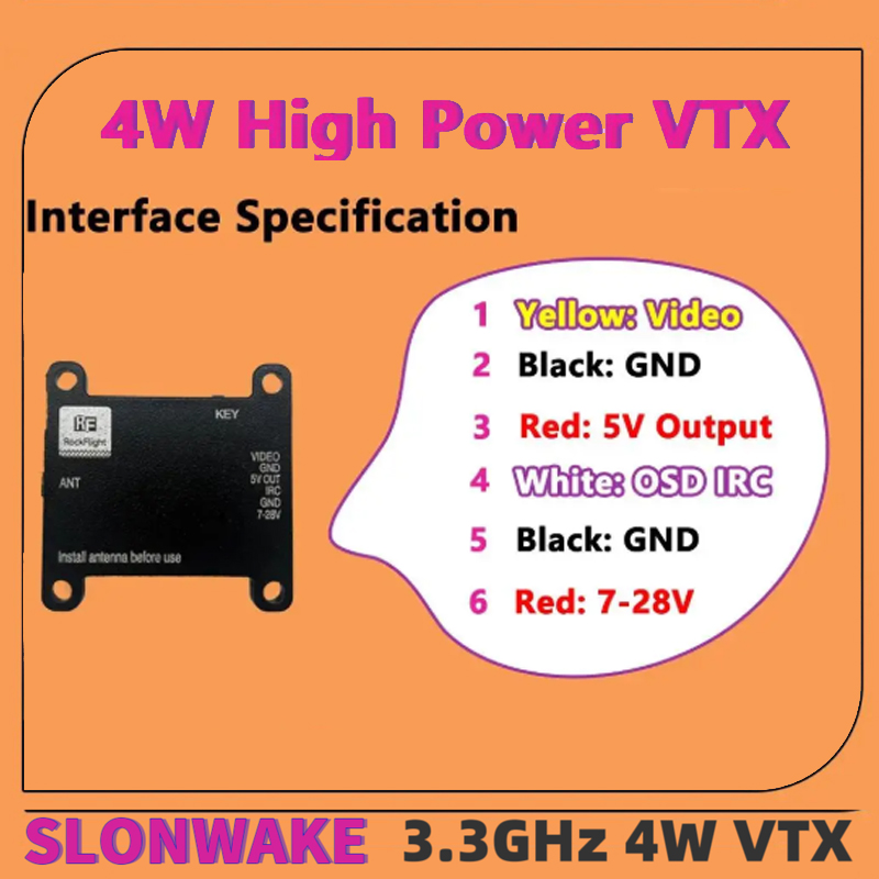 Transmisor de Video VTX SLONWA - Drone Rc Control reseña y precio