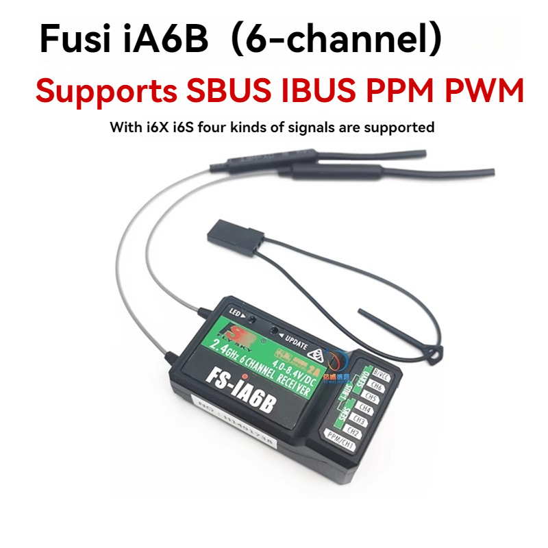 Receptor FUSI I6/i6X/i6S Fpv c - Drone Rc Control reseña y precio