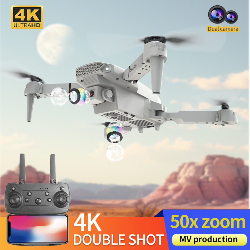 Nuevo Dron RC Profesional E88  - Drone E88Pro Rc 4K reseña y precio