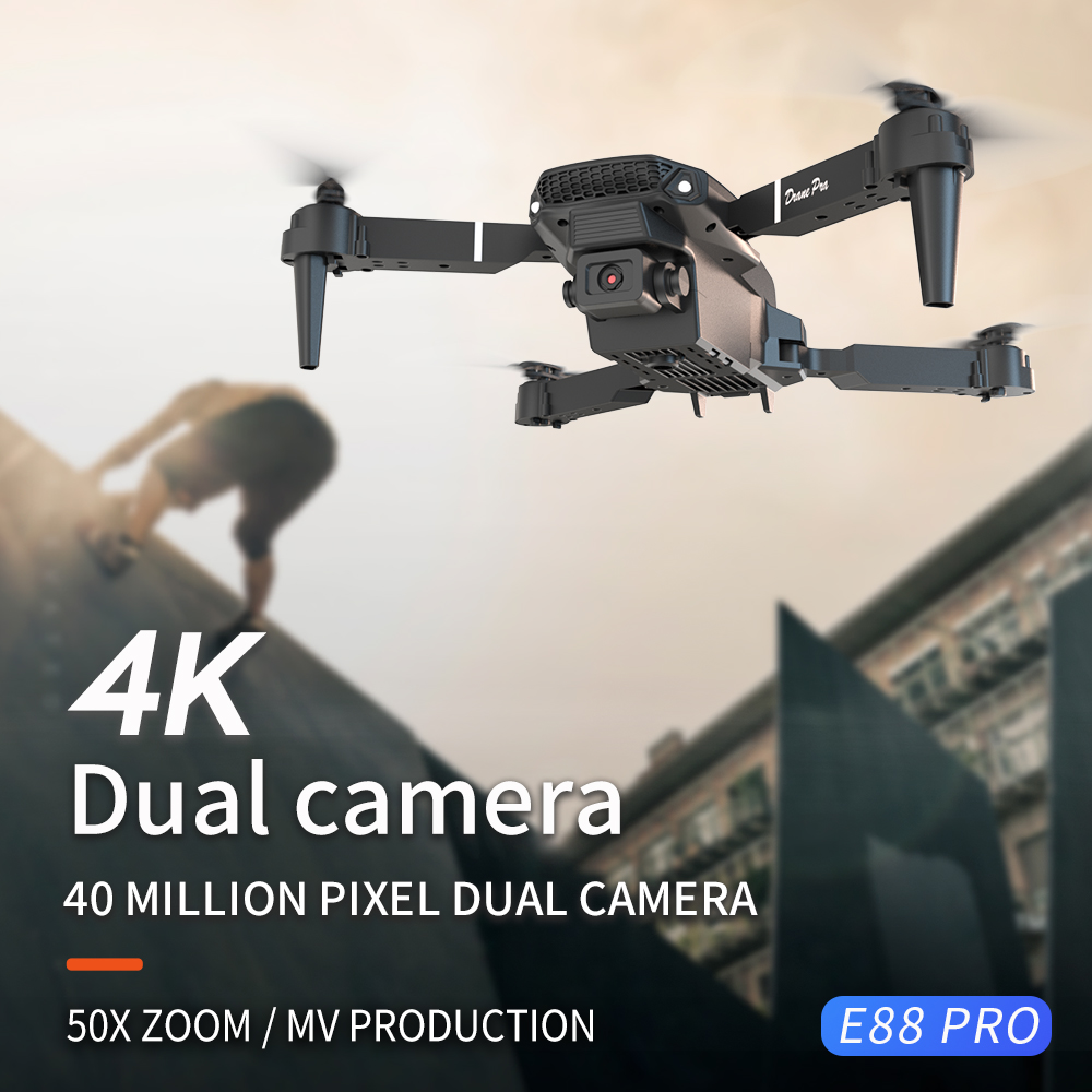 Nuevo Dron RC Profesional E88  - Drone E88Pro Rc 4K reseña y precio