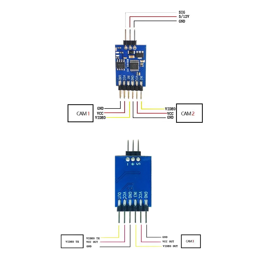 Módulo de conmutador de vídeo  - Drone Rc Control reseña y precio
