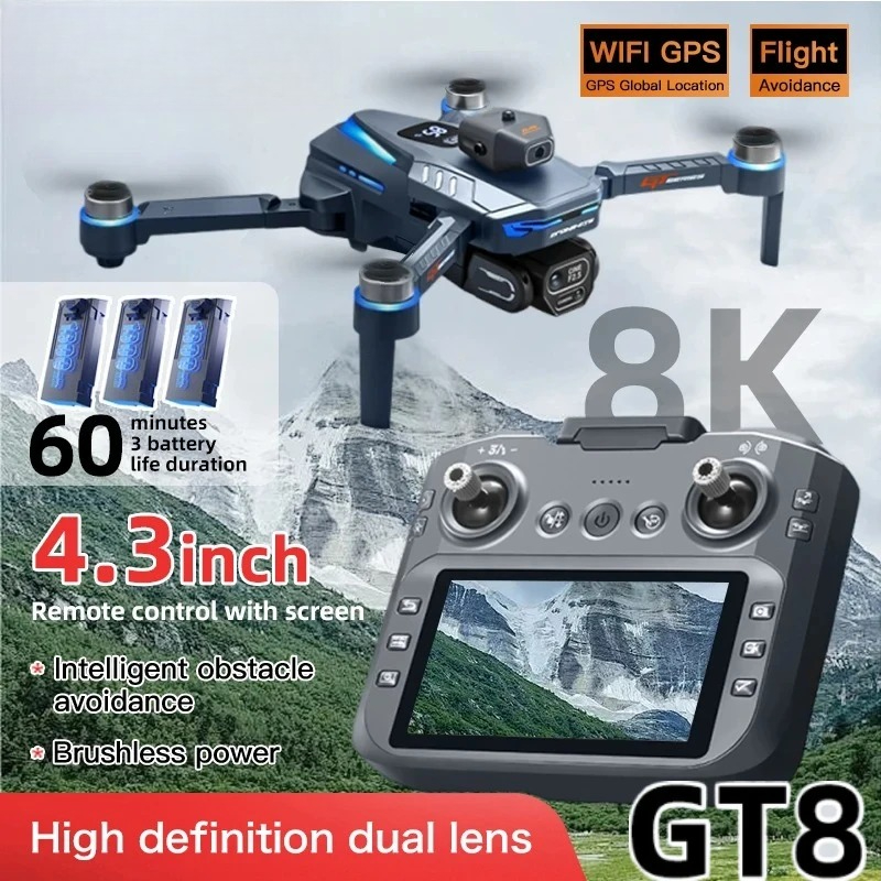 Dron Original GT8 8K Profesion - Drone E88Pro Rc 4K reseña y precio
