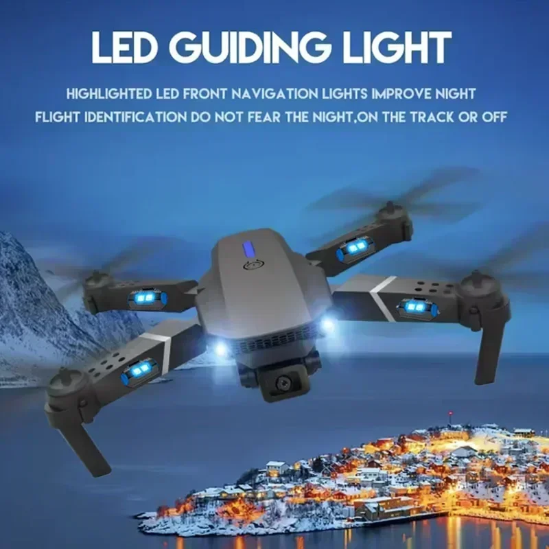 E88 Pro WIFI FPV Drone gran an - Drone E88Pro Rc 4K reseña y precio