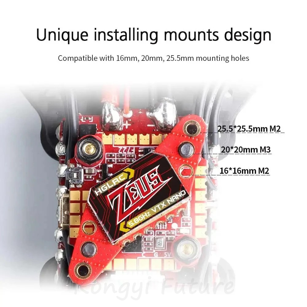 HGLRC Zeus Nano VTX 5.8G 350mW - Joystick Rc Drone reseña y precio