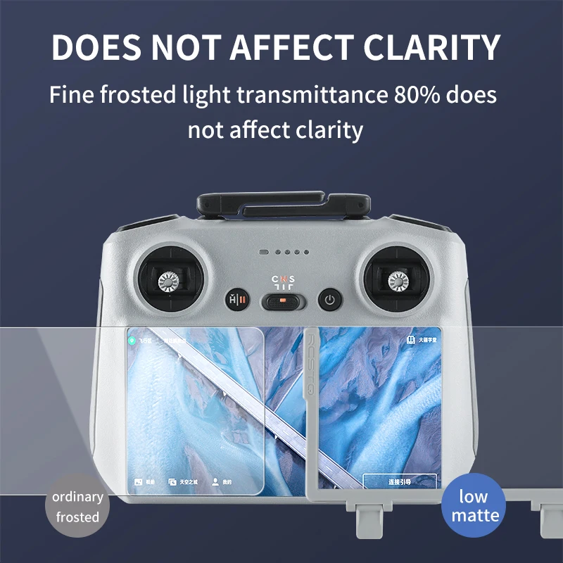 RCSTQ película antirreflectant - Drone Dji Rc 3 reseña y precio