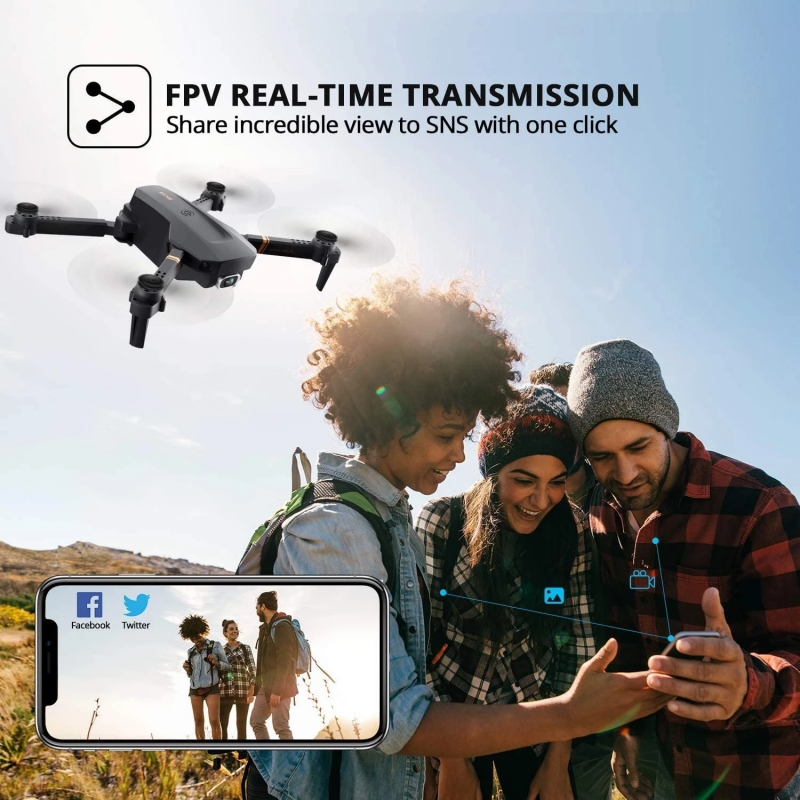 V4 Easy Fly Mini Dron FPV 4K V - Drone Rc Folding reseña y precio