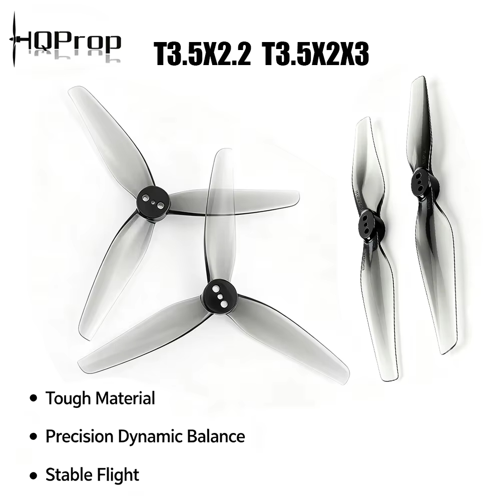 4 pares de hélices HQProp T3.5 - Drone Rc Race reseña y precio