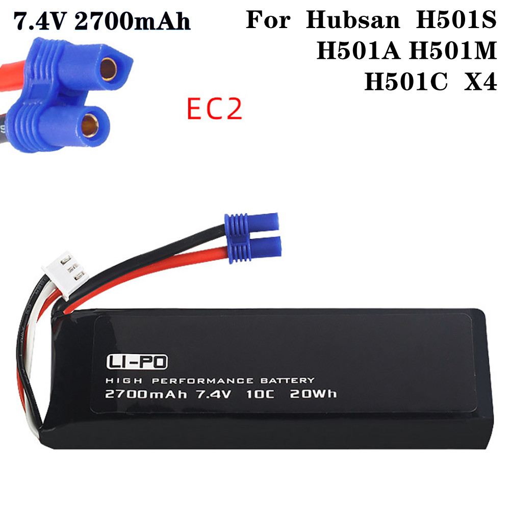 7,4 V 2700mAh 10C batería Orig - Dron Rc Quadcopter reseña y precio