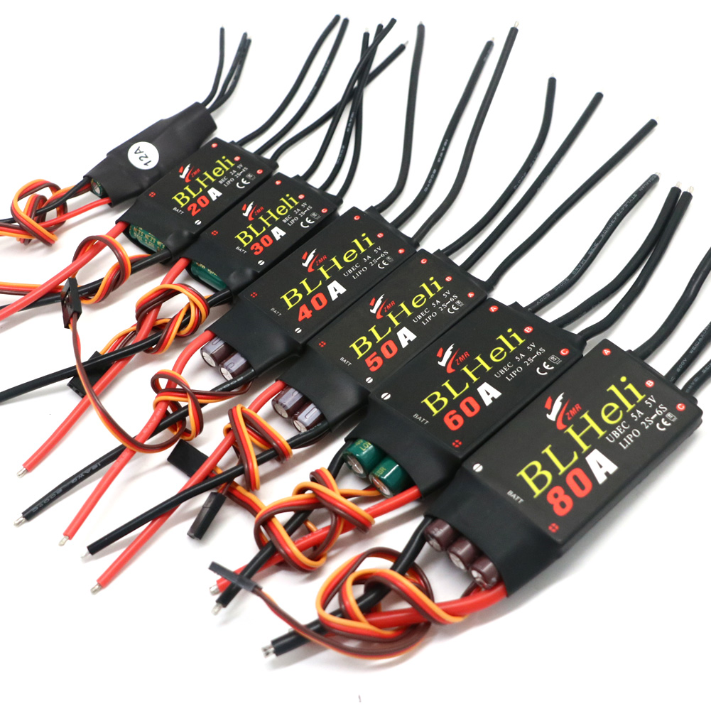 BLHeli sin escobillas ESC 80A  - Drone Rc Control reseña y precio